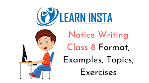 Parties involved in writing an affidavit. Notice Writing Class 8 Format Examples Topics Exercises