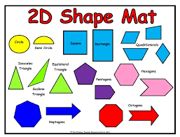 2d Shapes Resource Mat 2d Shapes Shapes Math Resources