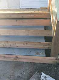 Have an ugly concrete step and porch? How To Cover Concrete Steps With Wood Porch Steps Diy Front Porch Front Porch Steps