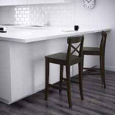 Find ikea bar stools in canada | visit kijiji classifieds to buy, sell, or trade almost anything! Ingolf Bar Stool With Backrest Brown Black Ikea