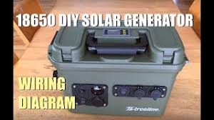 In part 5 we will be adding a plexiglass cover and several improvements to our solar generator. 18650 Diy Solar Generator Wiring Diagram Donations Accepted Youtube