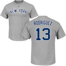 Majestic Replica Alex Rodriguez Womens White Navy Blue