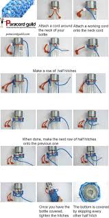 How to braid paracord handle wiki 89 diy paracord water bottle holders carla schauer designs paracord water bottle handle design craft handmade on carou the wonderful world of hydro flask accessories hydration anywhere the wonderful. Bottle Wrap W Half Hitches Paracordguild Com Bottle Wrapping Paracord Paracord Diy