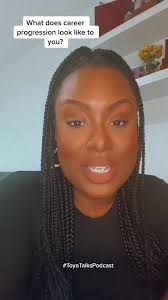 What does career progression look like to you? #blackwomenworking #linkedin  #career #jobpromotion #employment #careerprogression #workingwhilstblack  #toyatalkspodcast