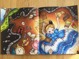 Alice au pays des merveilles. Pin On My Colouring Creations