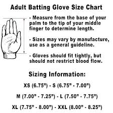 Youth Batting Gloves Size Chart Half Off 43480f6e71e