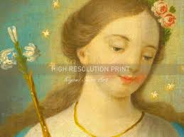Blessed Virgin Mary Painting by German Artist Johann Dittmann, Christian  Art, Hail Holy Queen, Holy Mother of God, Hail Mary Wall Art