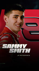 @sammysmithss_ is back in the NASCAR #XfinitySeries Playoffs 🙌, Find out  what drives the @jrmotorsports standout., Presented by @bristolmyerssquibb