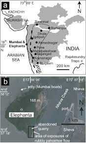 a) Sketch-map of the Deccan Traps (shaded) showing the Western Ghats... | Download Scientific Diagram
