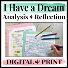 Was all about values and king talked about the american dream and how every person, despite the color of their skin, are entitled to taste the american dream and have a. Martin Luther King I Have A Dream Speech Annotated Worksheets Teaching Resources Tpt