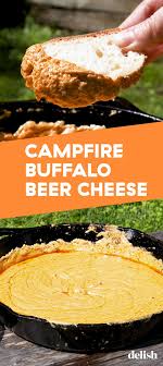 Buffalo Beer Cheese Dip Is Our Favorite Thing To Make Over Campfire Recipe Beer Cheese Dip Beer Cheese Recipe Beer Cheese