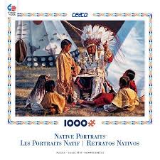 1000 pieces is a great count for puzzlers of all skill levels. Ceaco Native Portraits Buffalo Tales 1000 Piece Jigsaw Puzzles Walmart Com Nativity 1000 Piece Jigsaw Puzzles Native American Children