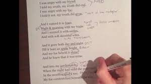 A poison tree william blake. A Poison Tree Analysis Youtube
