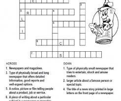 Print learning resources (crossword puzzle): Mass Media Busyteacher Free Printable Worksheets For Busy English Teachers