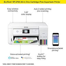 Surely you need your pc and laptop for work, assignments, play games, and. Epson Ecotank Et 2760 Wireless Color All In One Cartridge Free Supertank Printer With Scanner And Copier Pricepulse