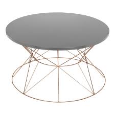 Get free shipping on qualified round, metal coffee tables or buy online pick up in store today in the furniture department. Kate And Laurel Mendel Round Metal Coffee Table Gray Top With Rose Gold Base Buy Online In Dominica At Dominica Desertcart Com Productid 47469871