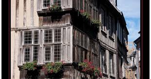 Dinan Colombage Maisons Anciennes Bretagne