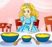 Also available is the color clip art version. The Story Of Goldilocks And The Three Bears Page 3 6