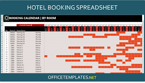 You can type your events into calendar it is seamlessly integrated with excel and pops up a calendar when you activate a date cell. Hotel Reservation Manager Officetemplates Net