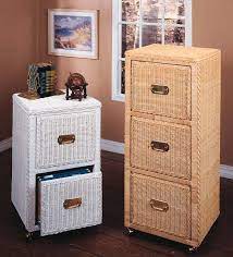Wicker file cabinets | rattan office furniture. 2 Drawer Vertical File Cabinet Ups 85