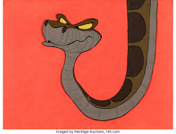 I made it on sketch The Jungle Book Kaa Production Cel Setup Walt Disney 1967 Lot 95134 Heritage Auctions