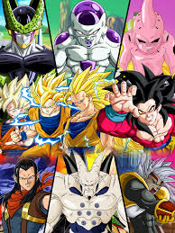 Collects the dragon balls, kidnapping goku's son gohan in the process. Dragon Ball Z Gt Ssj Forms And Main Villains By Gizmogamer2000 On Deviantart