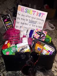18th Birthday Present Ideas For Him 21st Birthday Gift Oh Shit Kit For The Hangover The Day After 21st Birthday Gifts 18th Birthday Gifts 21st Birthday Presents