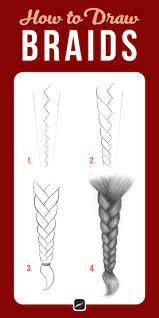 How To Draw Braids Step By Step Tutorial In 2021 Easy Sketches For Beginners How To Draw Braids Drawing Tutorial Easy