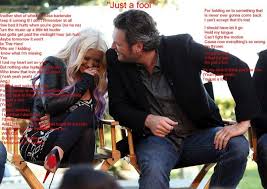I M Just A Fool But So R U Christina Aguilera Country Music Blake Shelton