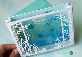 The back of a shadowbox may be after you have decided how all the pieces will be placed, you can start attaching them to the back of your shadow box using pins or hot glue. Pop Up Shadow Box Cards Jennifer Mcguire Ink