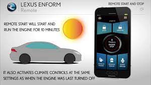 Start your car, lock it, unlock it, turn on your heater, or even monitor your guest driver, all from your smartphone or smart watch. Kaeden Yates Lexus App Remote Start
