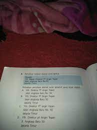 Ada 15 unsur yang terdapat pada sebuah surat dinas. Perbaikan Penulisan Alamat Surat Tersebutbyg Tepat Adalah Brainly Co Id