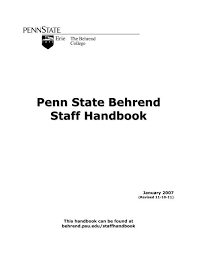 new staff orientation handbook