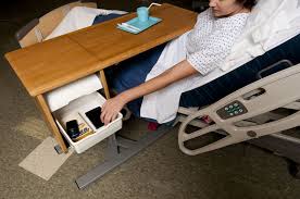 The Knu Healthcare Overbed Table Industrial Woodworking Corporation Hospital Bed Table Bed Table Bed Tray
