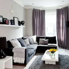 Warm But Modern Lounge Living Room Grey Purple Living Room Curtains Living Room