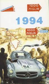 Mille Miglia 1994 Poster Retro Racing Poster Racing Posters Racing Events