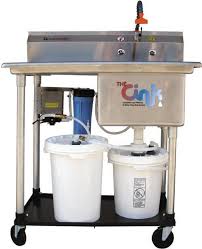portable clay rinsing station the