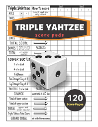 It's been amazing to be part of the world that has kept inspiring me since childhood. Buy Triple Yahtzee Score Pads V 5 Yahtzee Score Cards For Dice Yahtzee Game Set Nice Obvious Text Large Print 8 5 11 Inch 120 Score Pages Book Online At Low Prices In India