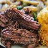 When it comes to a beef eye of round steak, the crock pot leads to a nicely tenderized roast. 1