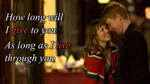 Love is the type of feeling that makes your heart go 'pop', every time you think about the one that you love. How Long Will I Love You Lyrics About Time Movie Soundtrack Youtube