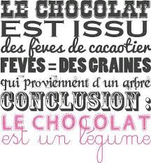 Encore Une Preuve Que Le Chocolat Est Bon Pour Vous Powerpatate Chocolat Citation Chocolat Citation Humour Citation