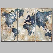 Mappemonde Carte Du Monde Planisphere Decoration Murale Carte Du Monde Carte Du Monde Deco Carte Du Monde Murale