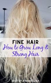 Fine hair offers quick and easy hairstyles, haircare s , and there are more options for haircuts and hairstyles for fine hair. Fine Hair Care Routine Grow Long Healthy Hair Tbolm