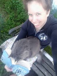 Trying to read a book with a cat basically consists of the cat wanting to  just keep rubbing their face all over it! 😆😆😆 But then, I like how books  smell too,