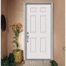 # x14 double door 54 x 106 1/2. 36 X 80 Front Doors Exterior Doors The Home Depot