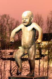 «sinnataggen» viser en sint gutt og ble modellert av gustav vigeland sannsynligvis i 1928. Sinnataggen Wikipedia