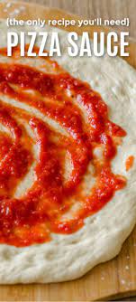 Homemade Pizza Sauce 5 Minute Recipe Natashaskitchen Com Pizza Sauce Recipe Pizza Sauce Homemade Recipes