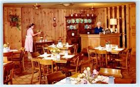 For the most accurate information, please contact the restaurant directly before visiting or ordering. Omaha Nebraska Ne Roadside Hilltop House Restaurant Interior C1960s Postcard Ebay
