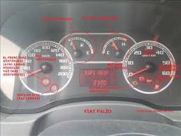 Fiat Palio Arac Gosterge Ve Uyari Isaretleri Anlamlari Youtube