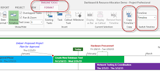 multiple timeline views in ms project advisicon